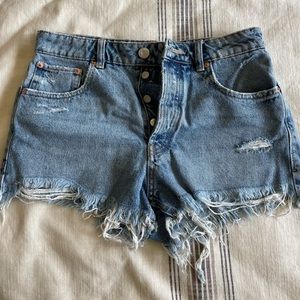 Zara Cutoff denim shorts